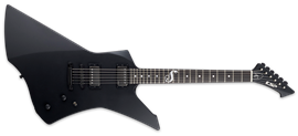 ESP James Hetfield Snakebyte Black Satin 6-String Electric Guitar 2022